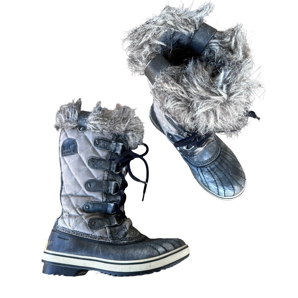 Sorel Tofino Waterproof Winter Snow Boots NL1795-005 Distressed Gray‎ Size 6.5